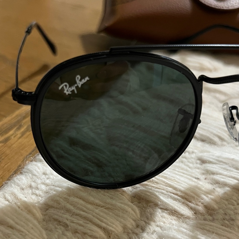 NWT Ray-Ban Round Double Bridge Sunglasses 🕶️ - Picture 3 of 8